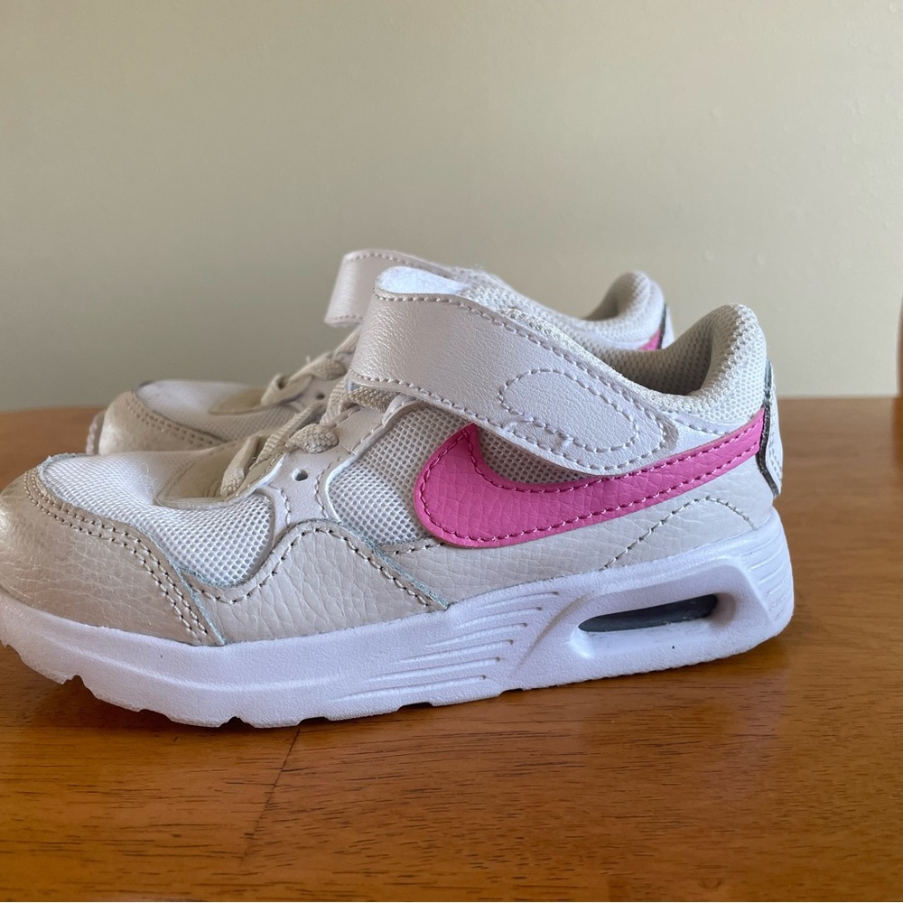 Nike Air Max Infant Girl 9C 9 C White Phantom Playful Pink Infant Shoes Sneakers
